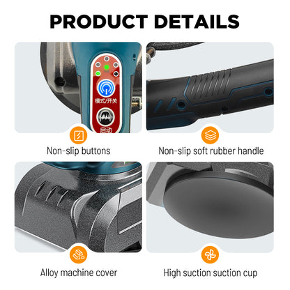 6 Speeds Adjustable Suction Cup Tile Vibration Machine