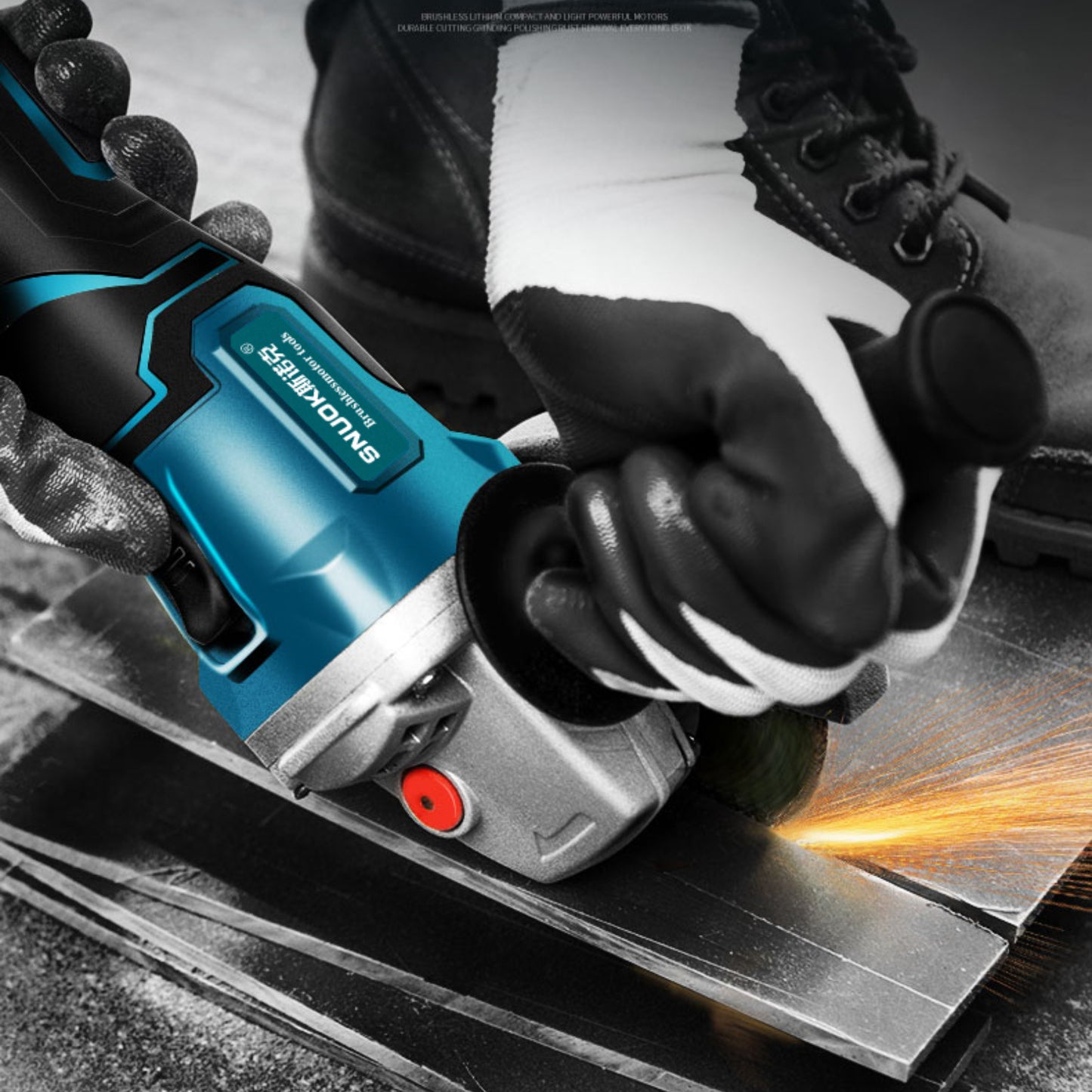 DC21V Cordless Brushless M10 Industrial Angle Grinder