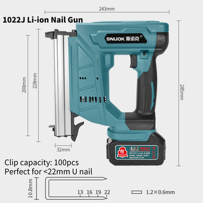 Battery Powered Cordless Nail Gun with Factory Price