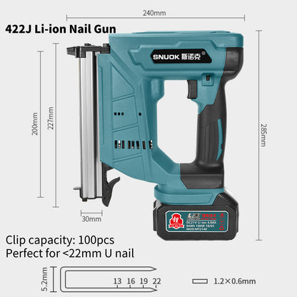 Battery Powered Cordless Nail Gun with Factory Price