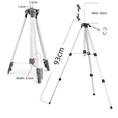 Lightweight Adjustable Aluminum Laser Level Tripod